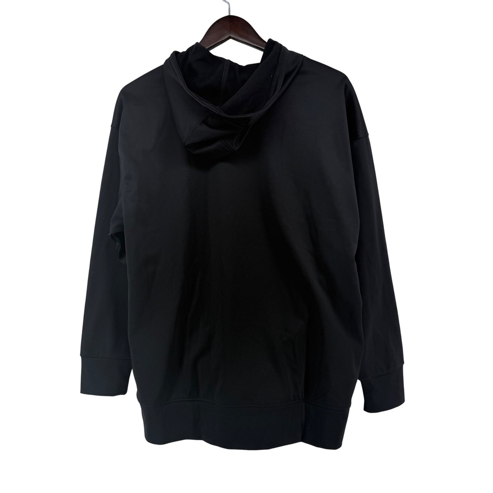 NWT Adidas Womens Training Hoodie Black White IM2686 Sweatshirt Size M - Picture 5 of 5